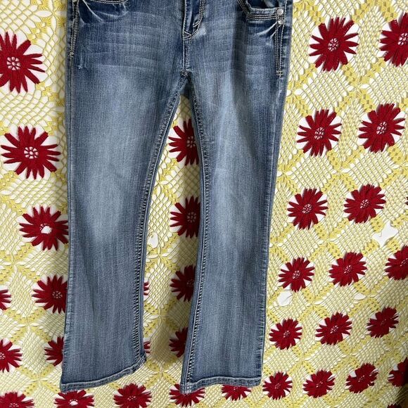 Wallflower Blue Flare & Wide Leg Jeans - Picture 13 of 16